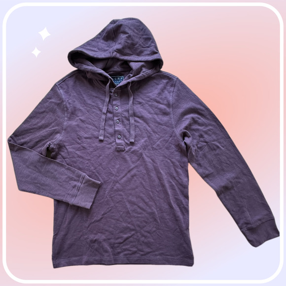 Jachs New York Tribeca Purple‎ Cotton Hoodie Men Size M - Picture 1 of 3